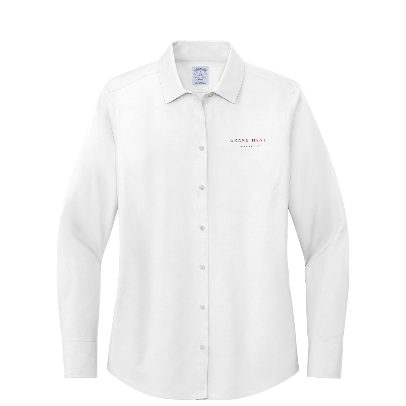 Brooks Brothers Women's Wrinkle-Free Stretch Pinpoint Shirt — White