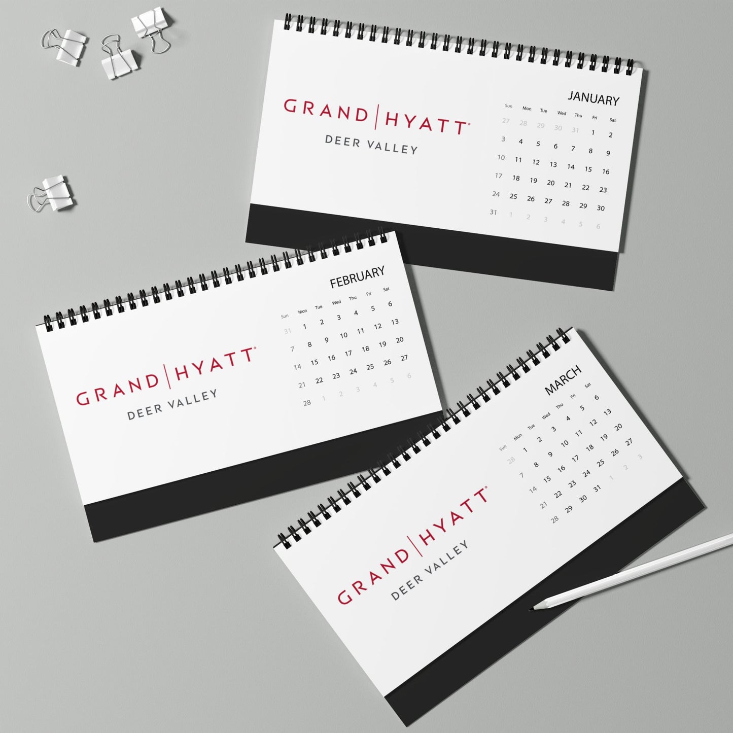 Desktop Calendar (2027 grid)
